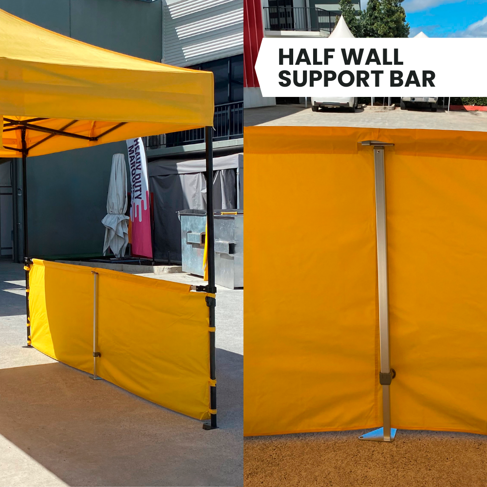 canopy half wall support bar - Flare Shade