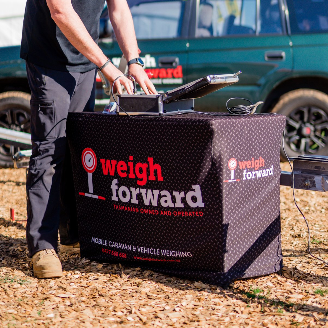 Custom Printed Poly Table Cover for Weigh Forward - Small Size