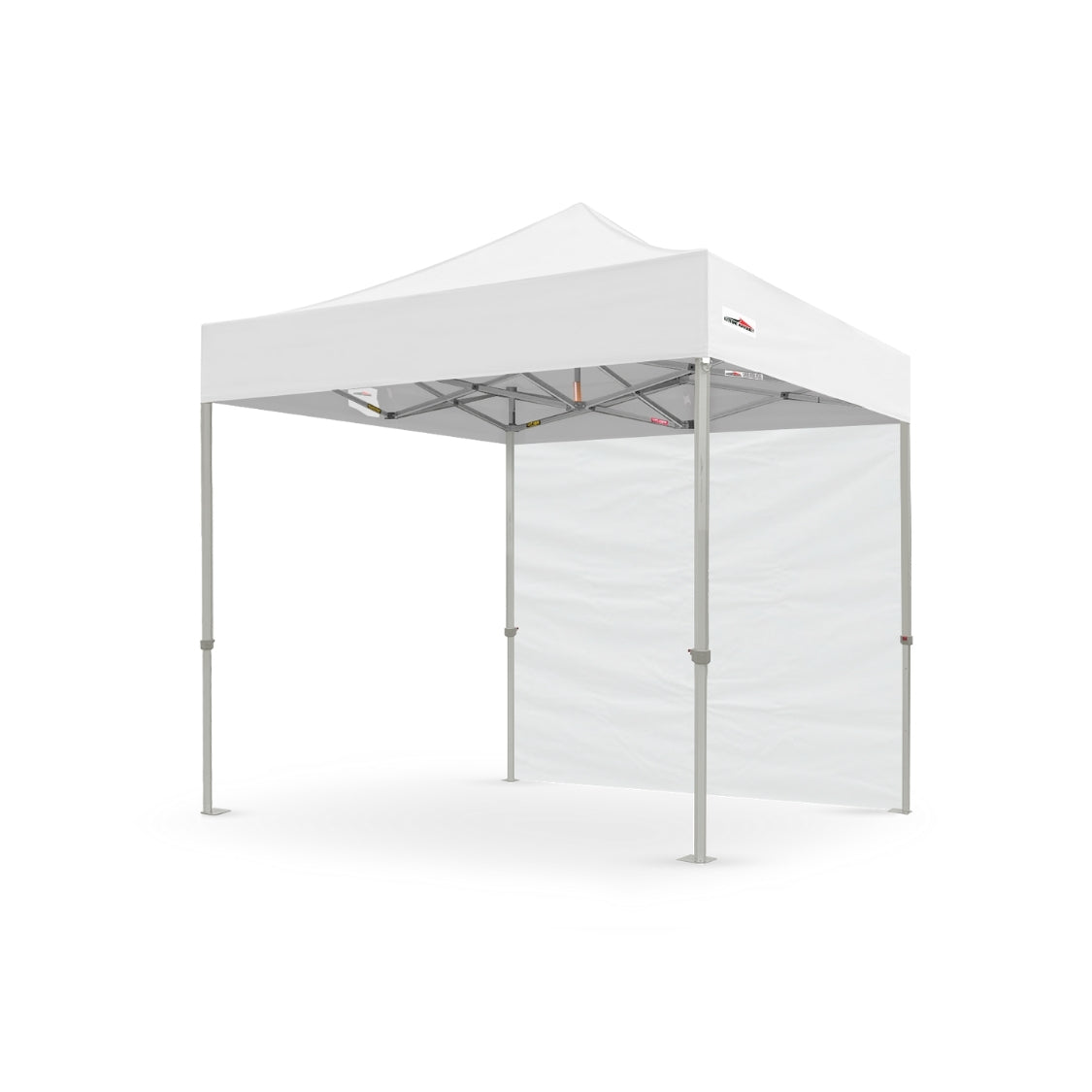 Plain 8ft canopy full wall in white for shade and coverage - Flare Shade