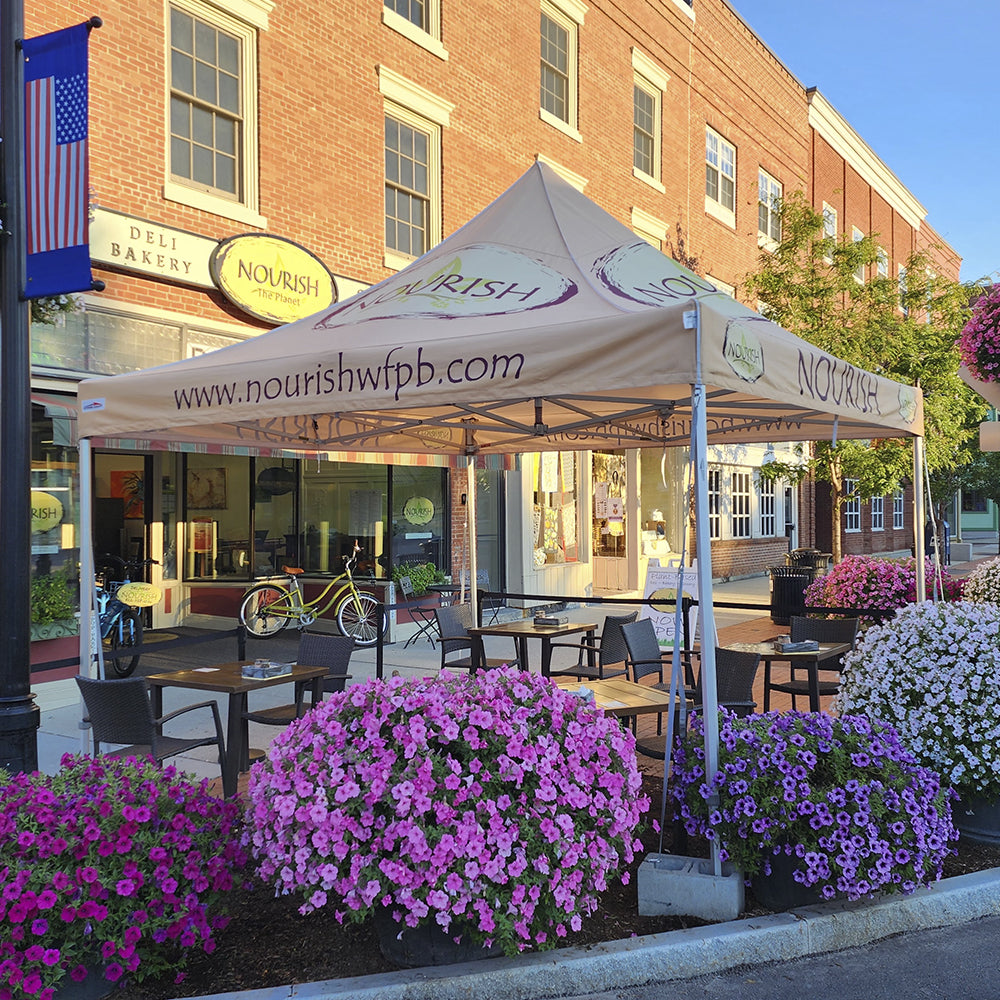 Ultra Strength X7 Tectonic 13x13ft Custom Canopy for "Nourish" by Flare Shde