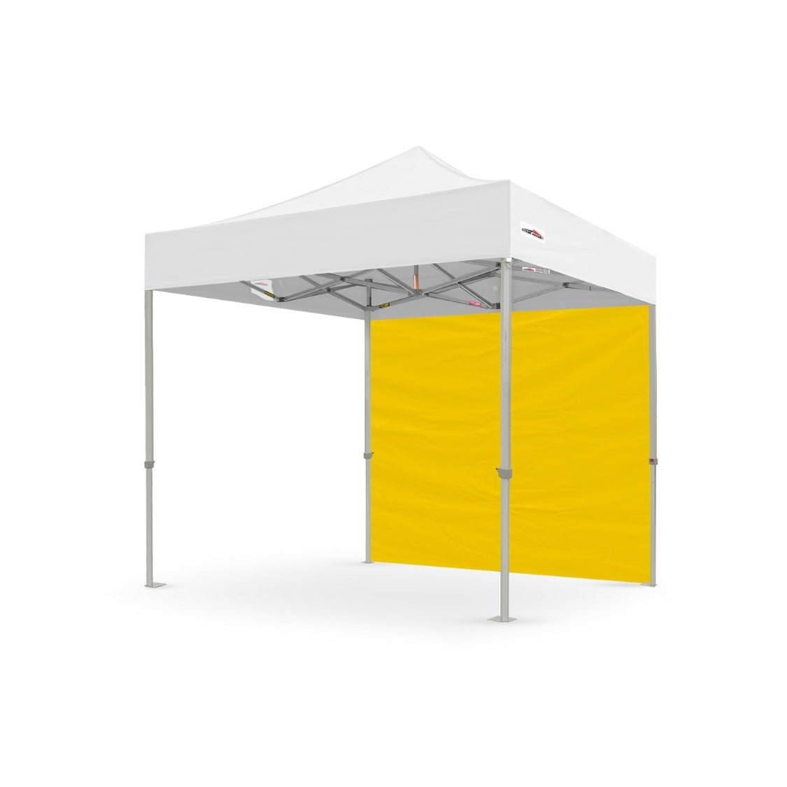 Plain 8ft canopy full wall in yellow for shade and coverage - Flare Shade