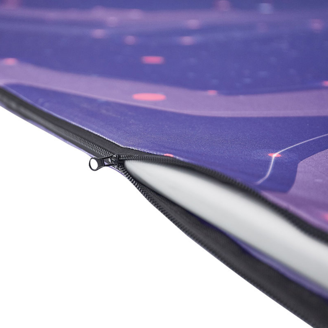 Promotional media wall comes with 230GSM polyester stretch fabric with zips