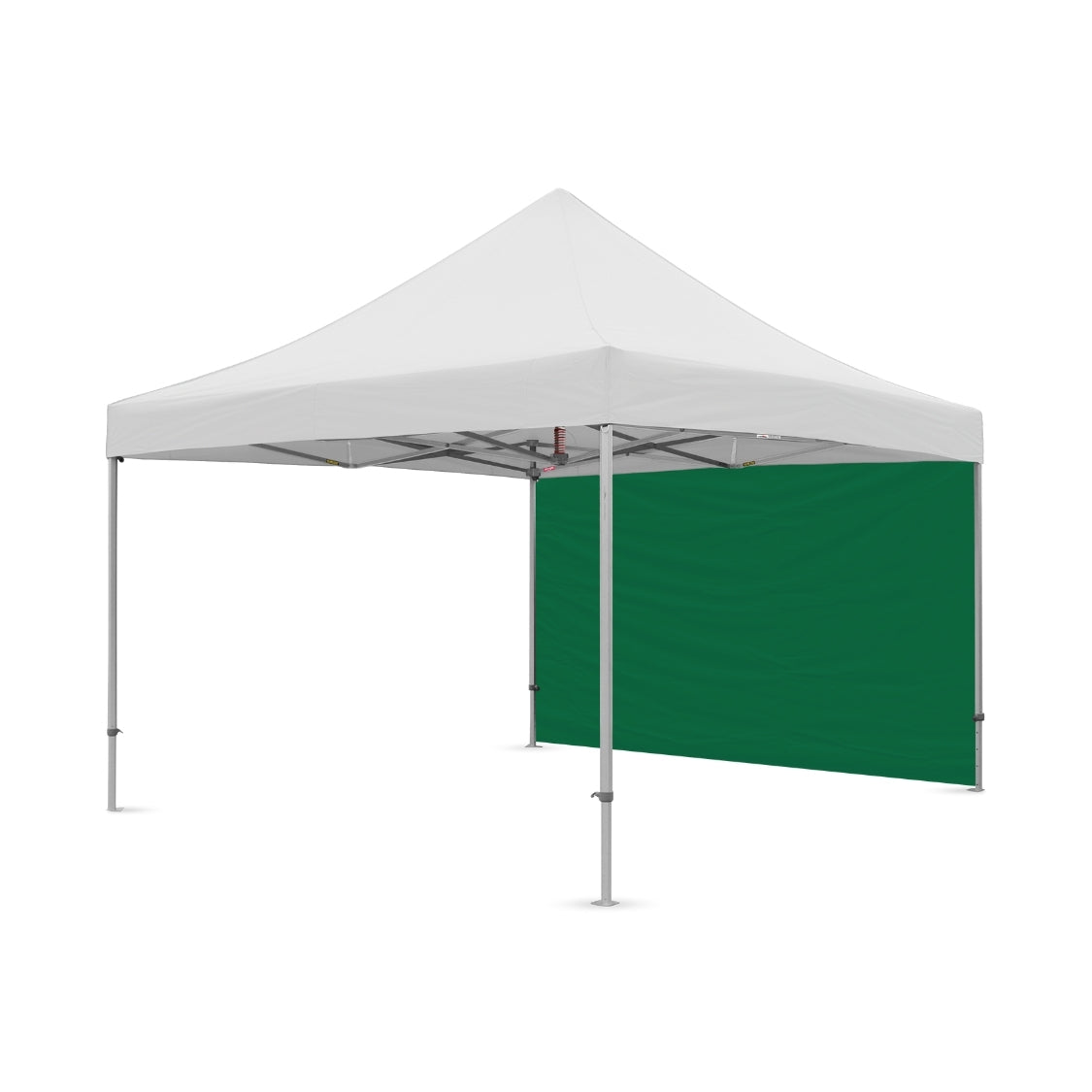Plain 13ft canopy full wall in green for shade and coverage - Flare Shade