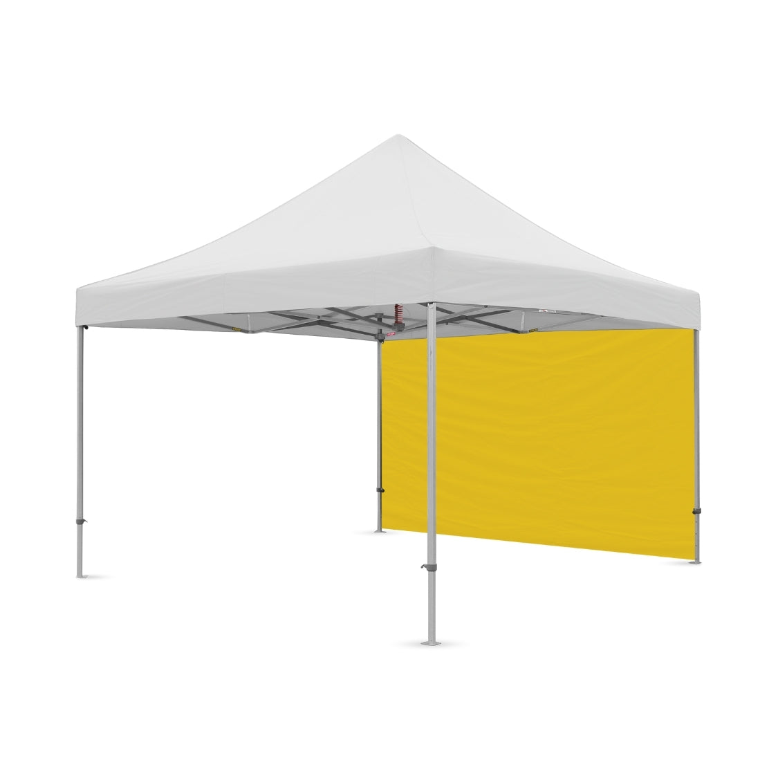 Plain 13ft canopy full wall in yellow for shade and coverage - Flare Shade