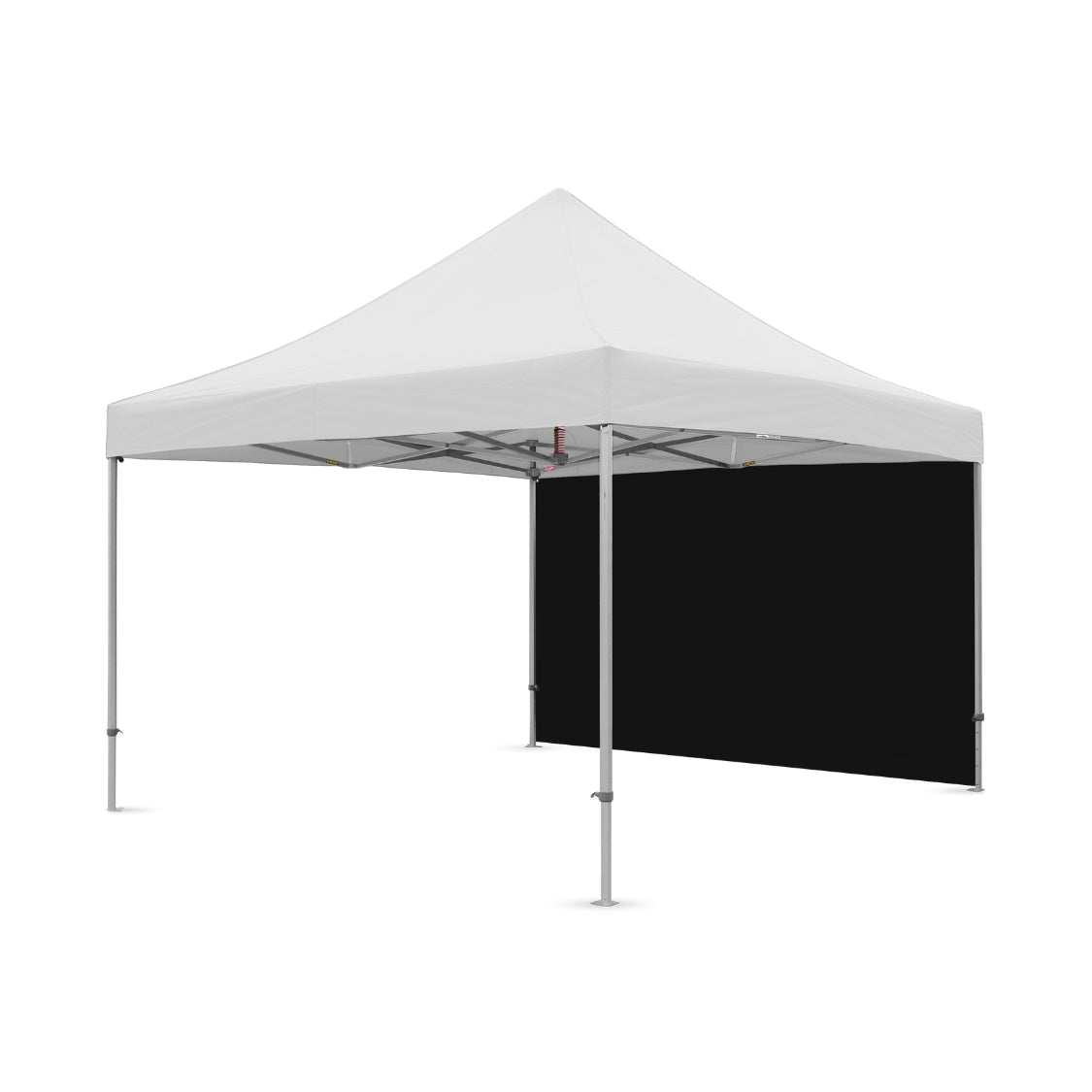 Plain 13ft canopy full wall in black for shade and coverage - Flare Shade
