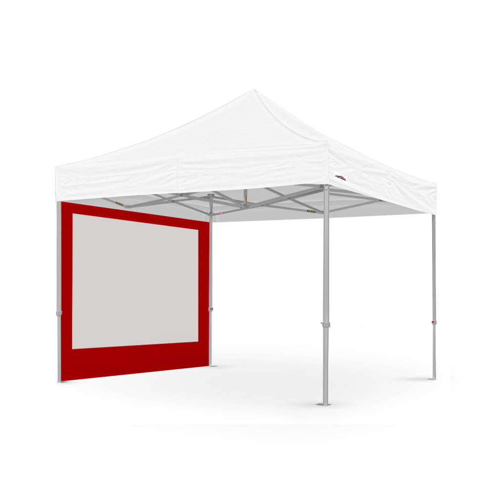 10ft Mesh Window Wall for Canopy in red - Flare Shade