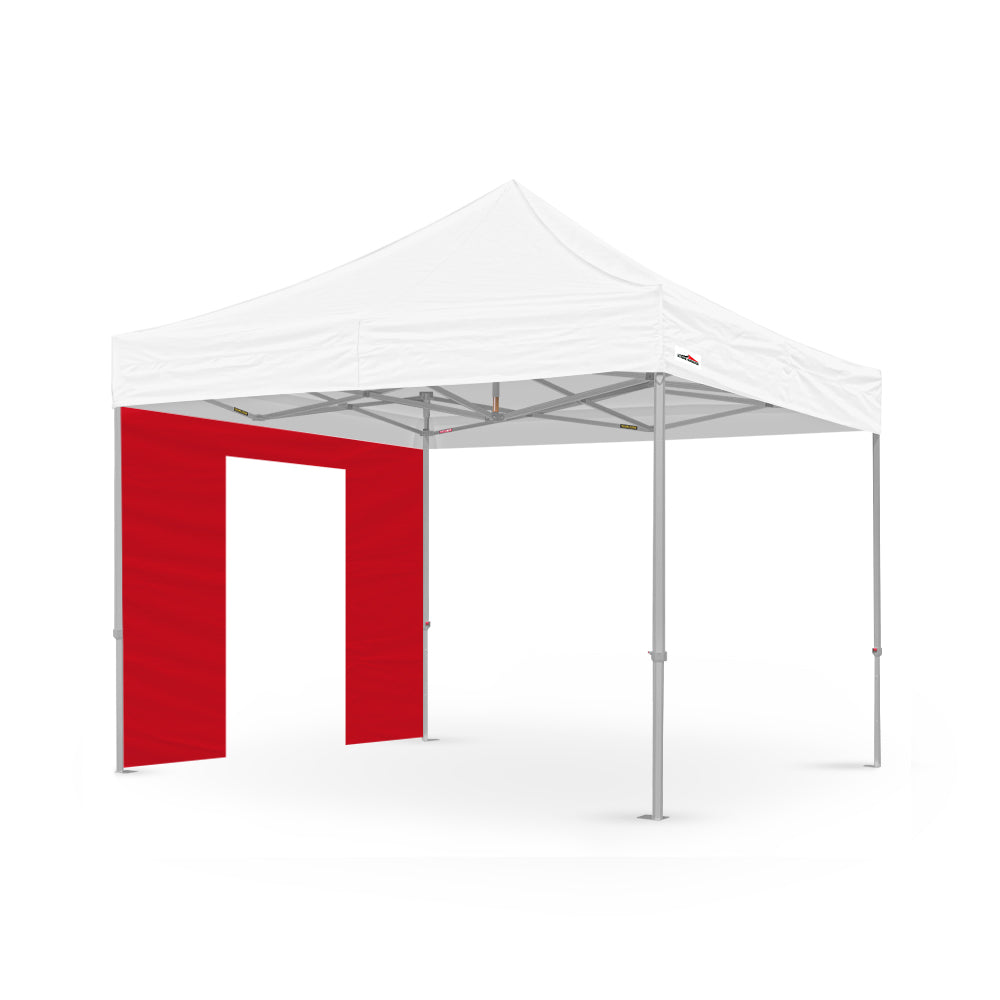 10ft door wall for canopy in red - Flare Shade