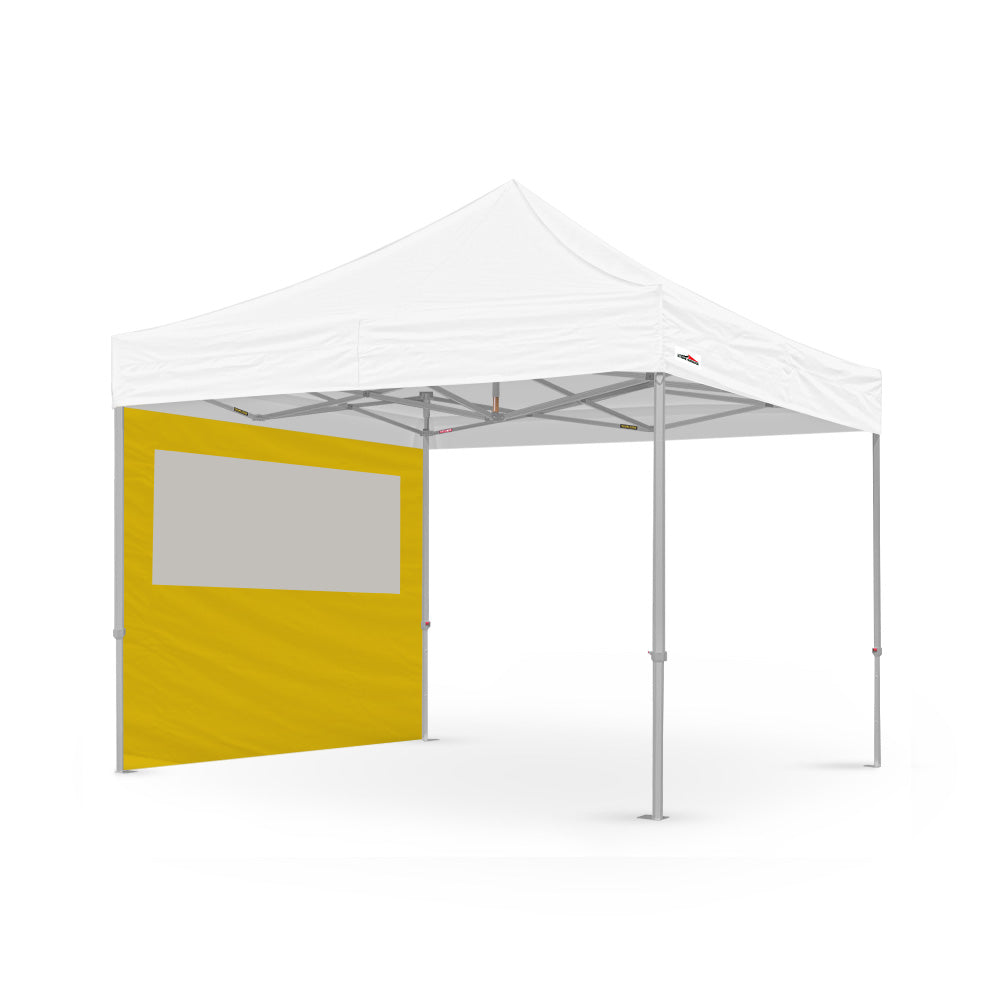 10ft canopy pvc window wall in yellow - Flare Shade