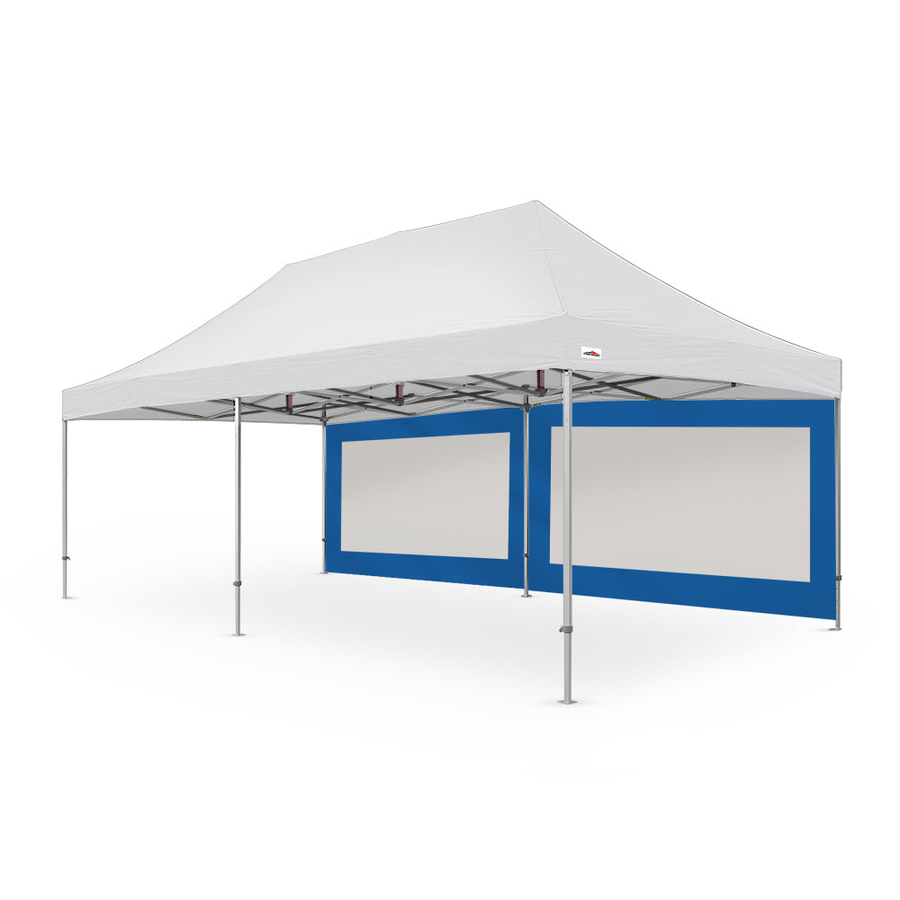 Extra-Large Plain 26ft Canopy Mesh Window Wall for Events - Available in Blue -Flare Shade