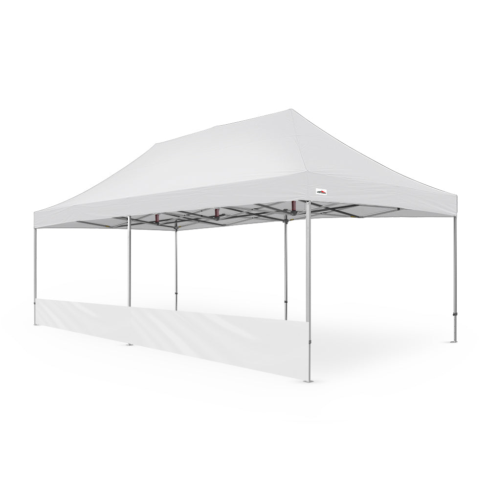 Extra-Large Plain 26ft Canopy Half Wall for Events - Available in White -Flare Shade