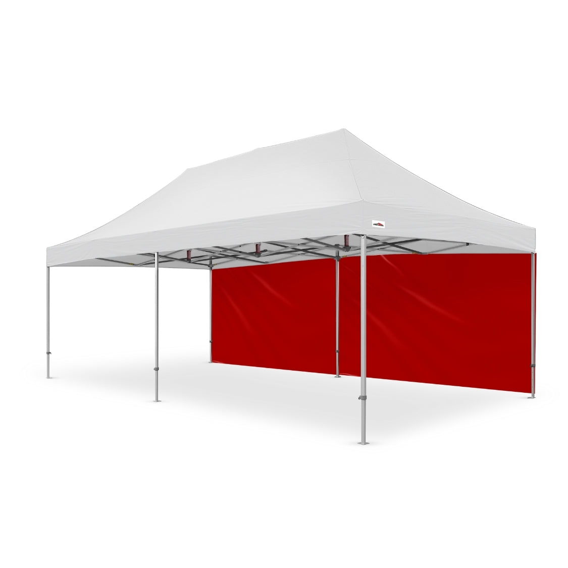 Extra-Large Plain 26ft Canopy Full Wall for Events - Available in Red -Flare Shade