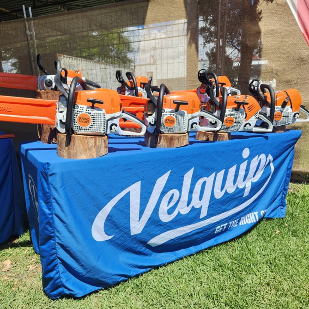 Custom Printed Poly Table Cover for Velquip's Event Setup - Medium Size