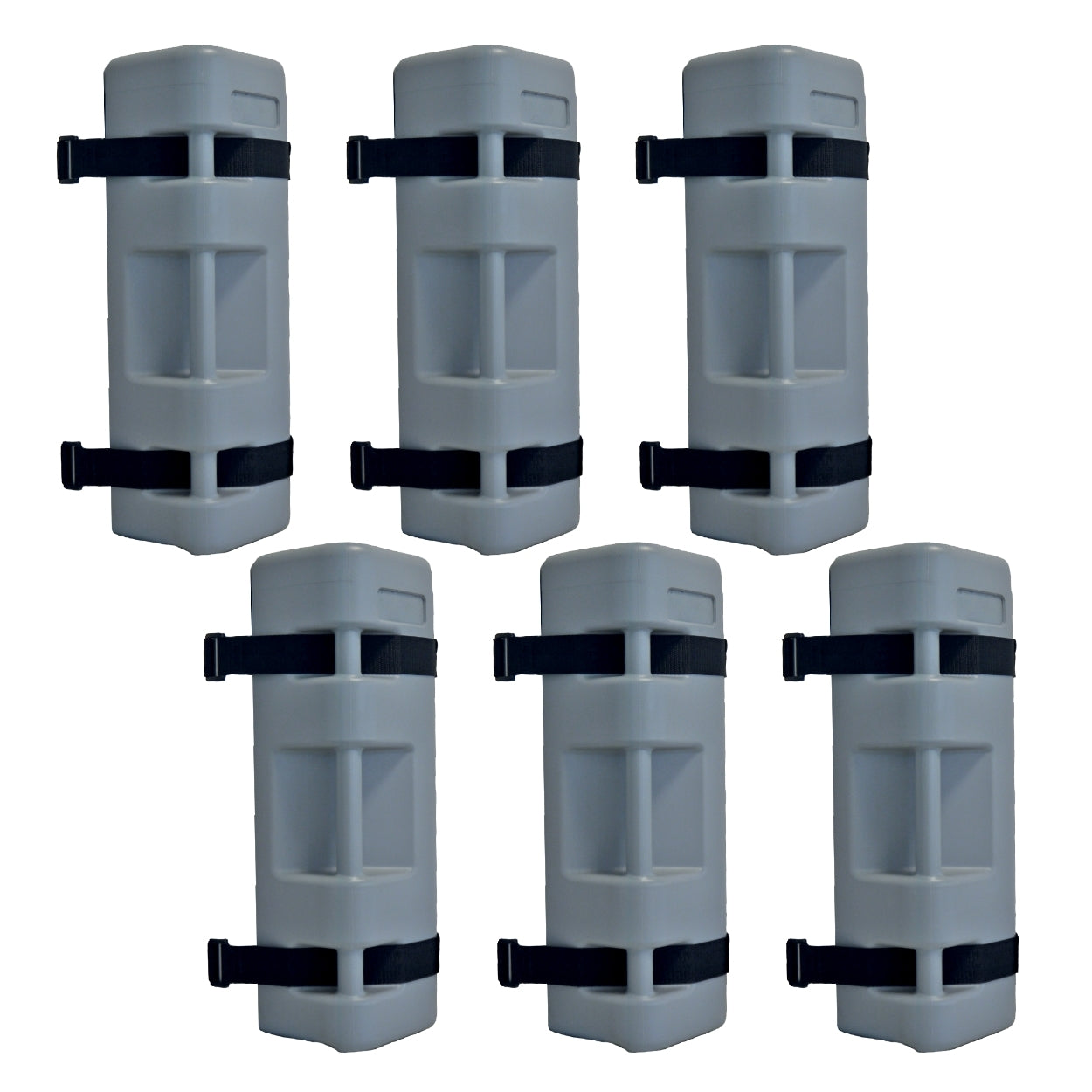 Set of 6 Stackable Water Weight for Canopy - 10L per Weight - Flare Shade