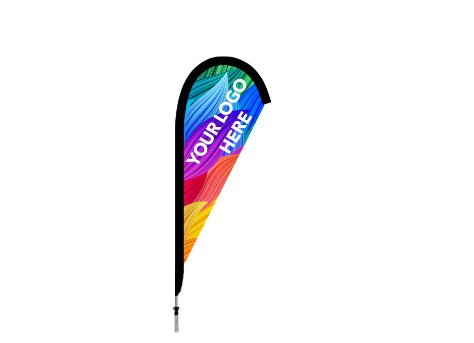 Promotional Teardrop Flags by Flare Shade - Medium Size