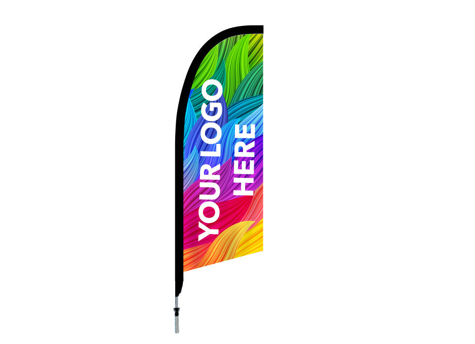 Medium size custom feather flag banners - Flare Shade
