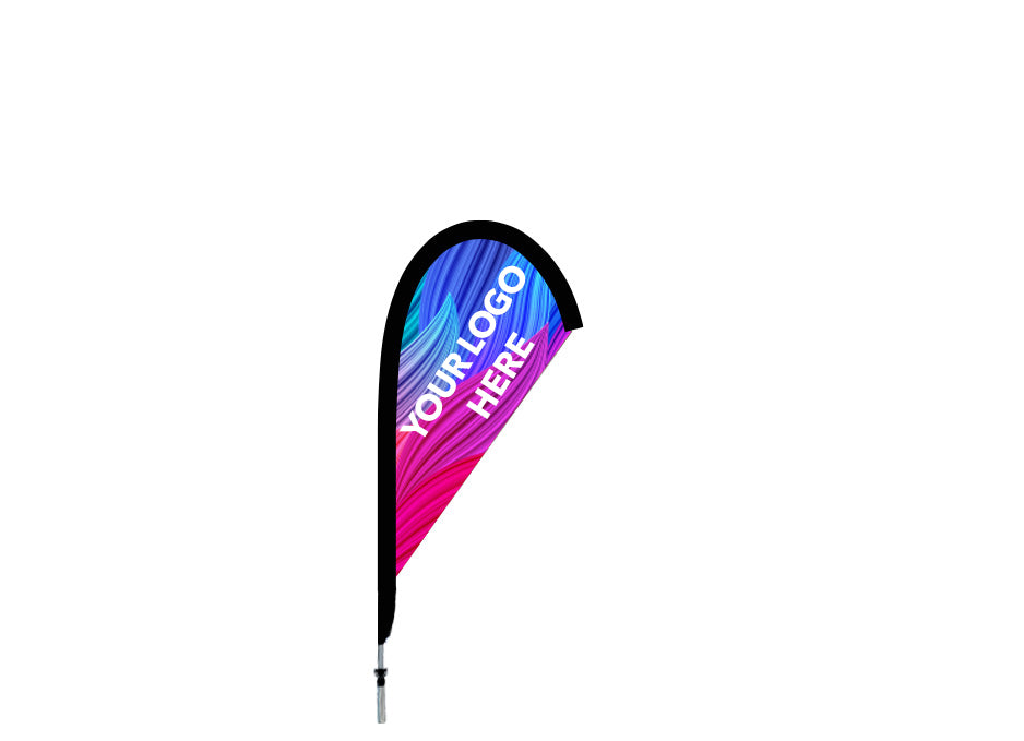 Promotional custom printed teardrop flags - Flare Shade