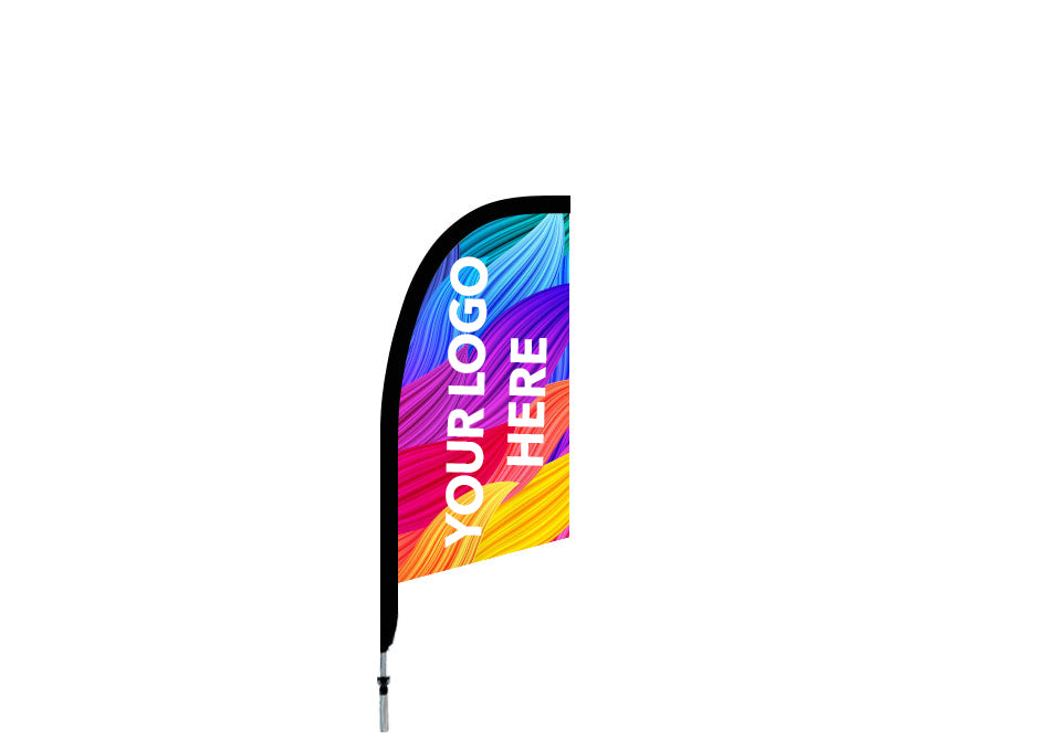 Small size custom feather flag banners - Flare Shade