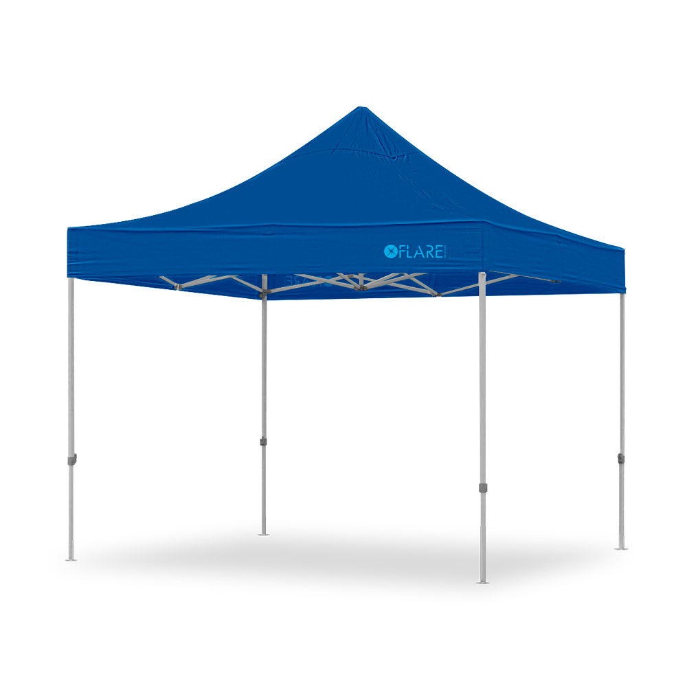 10x10 Canopy Tent in Blue | X4 X-TREK Regular trSength - Flare Shade