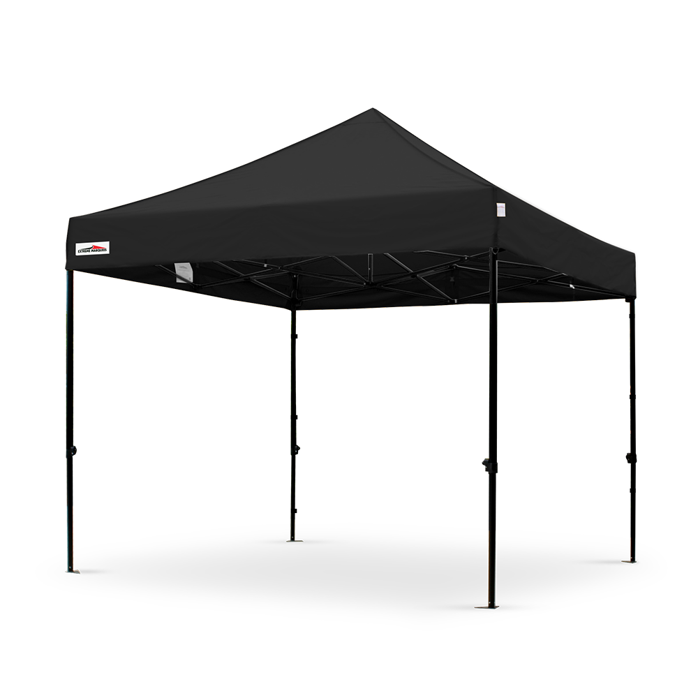 X5 Explorer 10x10 Canopy in Black| Medium Strength - Flare Shade