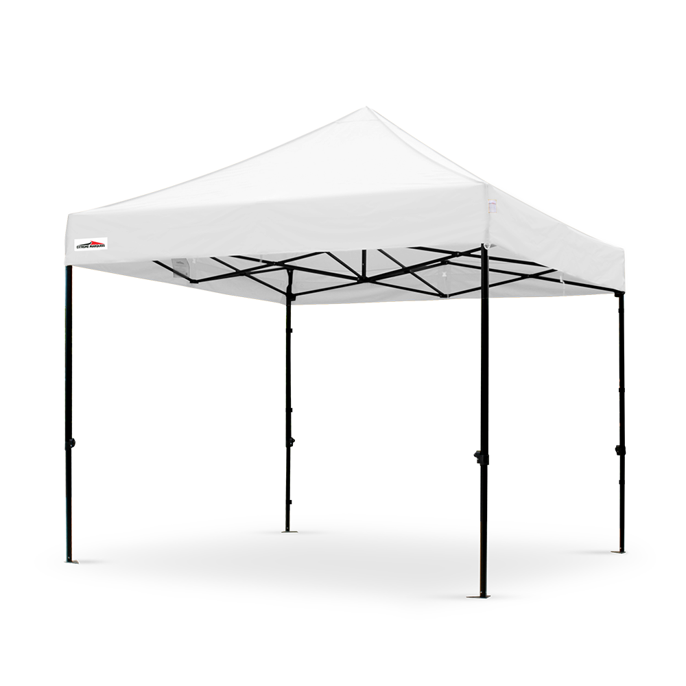 X5 Explorer 10x10 Canopy in White| Medium Strength - Flare Shade