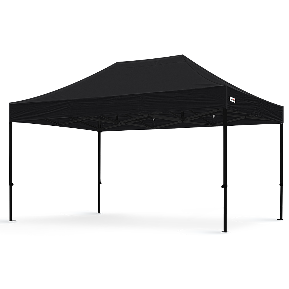 X5 Explorer 10ftx15ft Canopy in Black| Medium Strength - Flare Shade