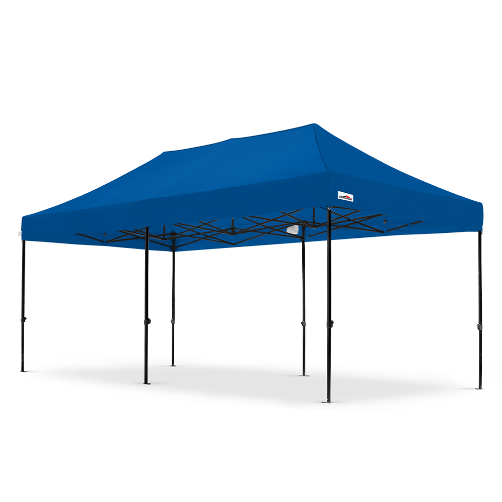 Medium Duty X5 Explorer 10'x20' Canopy Tent in Blue - Flare Shade