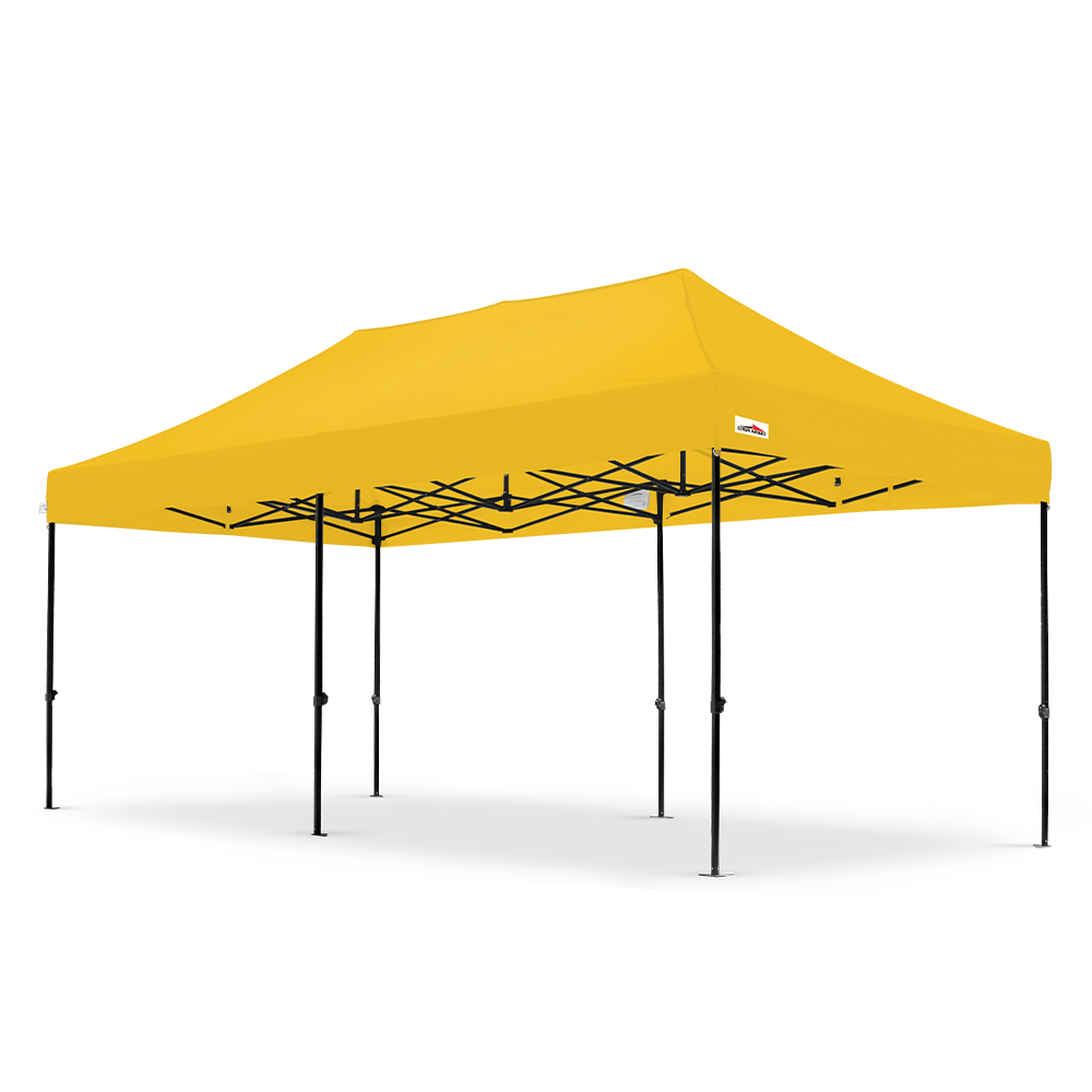 Medium Duty X5 Explorer 10'x20' Canopy Tent in Yellow - Flare Shade