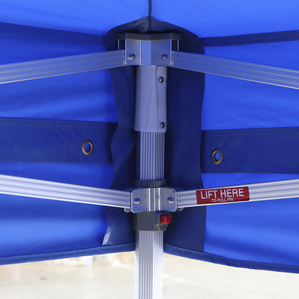 X6 Velocity canopy with Glide Push Button Connectors for easy setup - Flare Shade