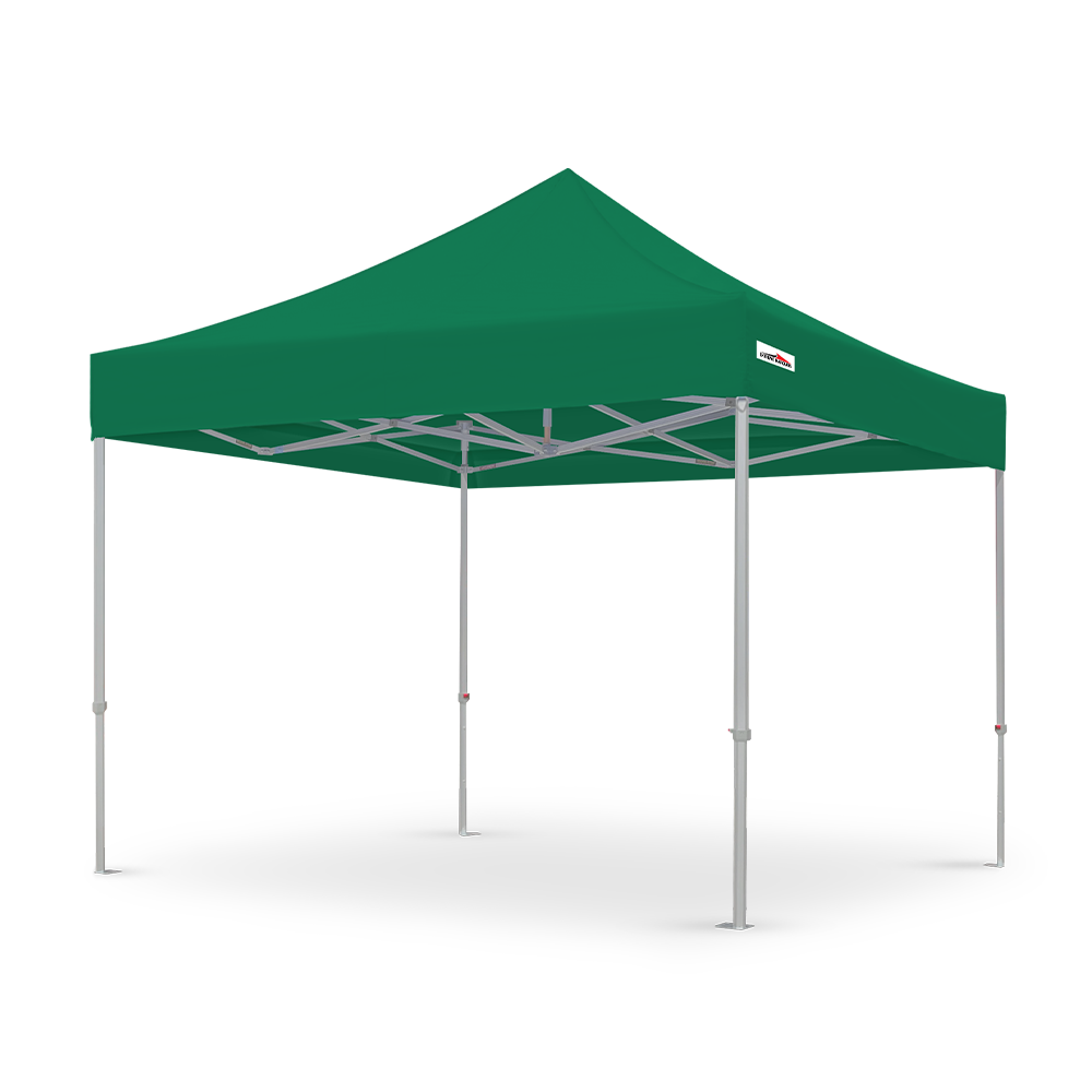X6 Velocity Green 10x10 Canopy Tent - High Strength Canopy with Aluminum Frame - Flare Shade