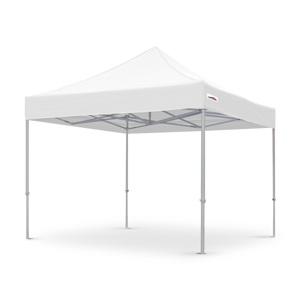 X6 Velocity White 10x10 Canopy Tent - High Strength Canopy with Aluminum Frame - Flare Shade