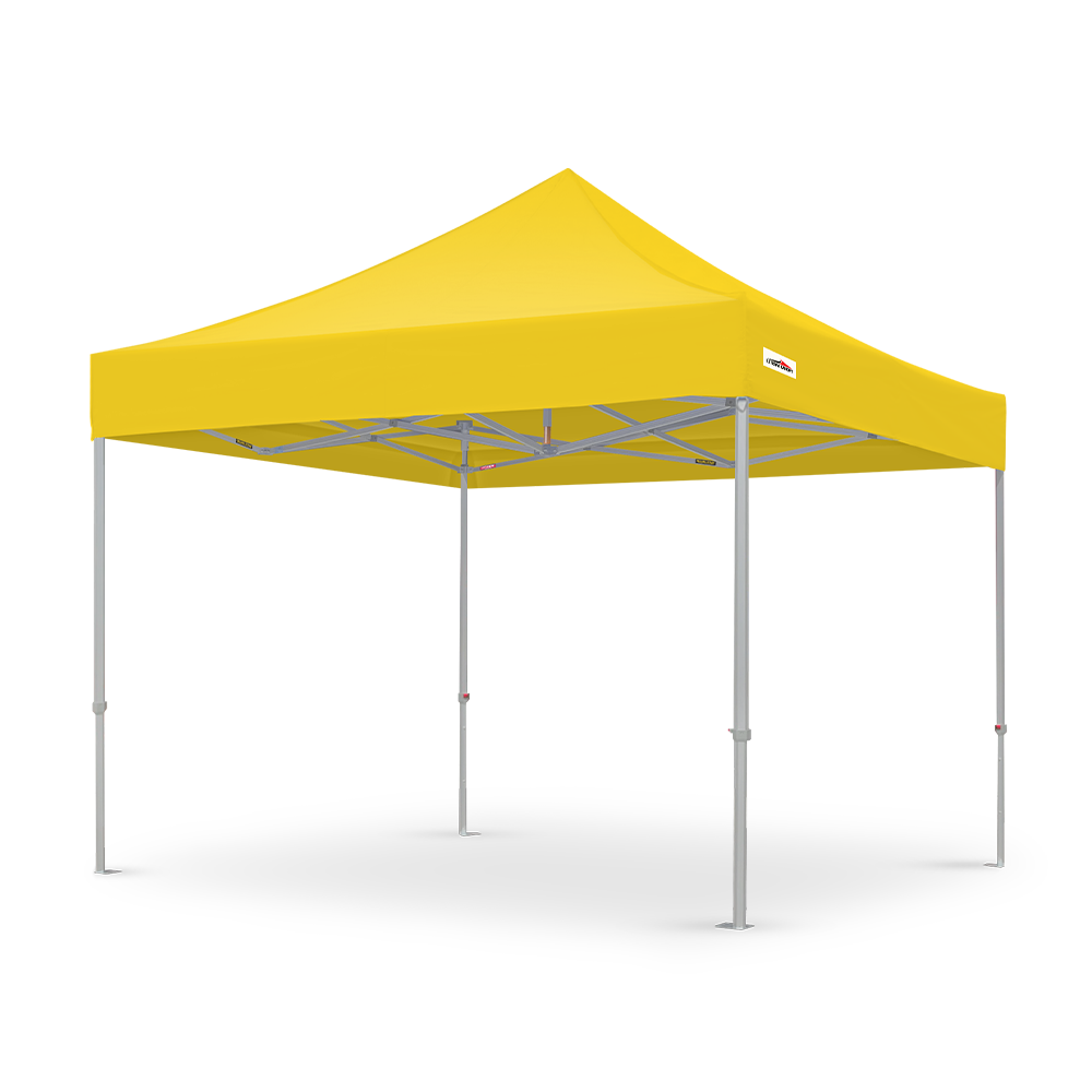 X6 Velocity Yellow 10x10 Canopy Tent - High Strength Canopy with Aluminum Frame - Flare Shade