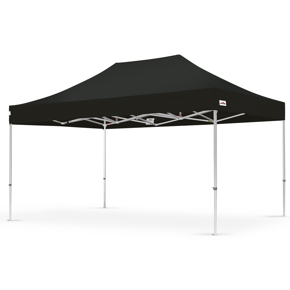 X6 Velocity 10x15ft Canopy Tent in Black - High Strength - Flare Shade