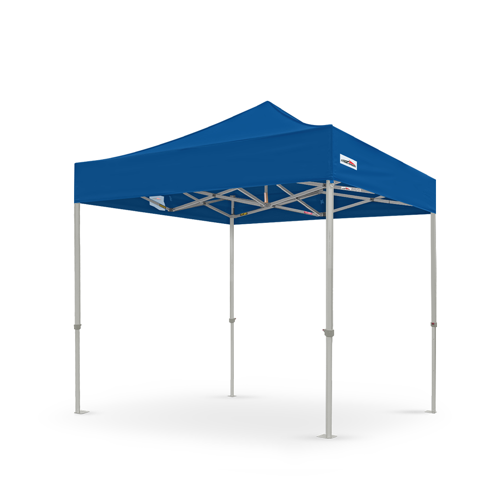 X6 Velocity Plain 8x8 Canopy Tent in Blue - High strength with Light Weight Aluminum Frame