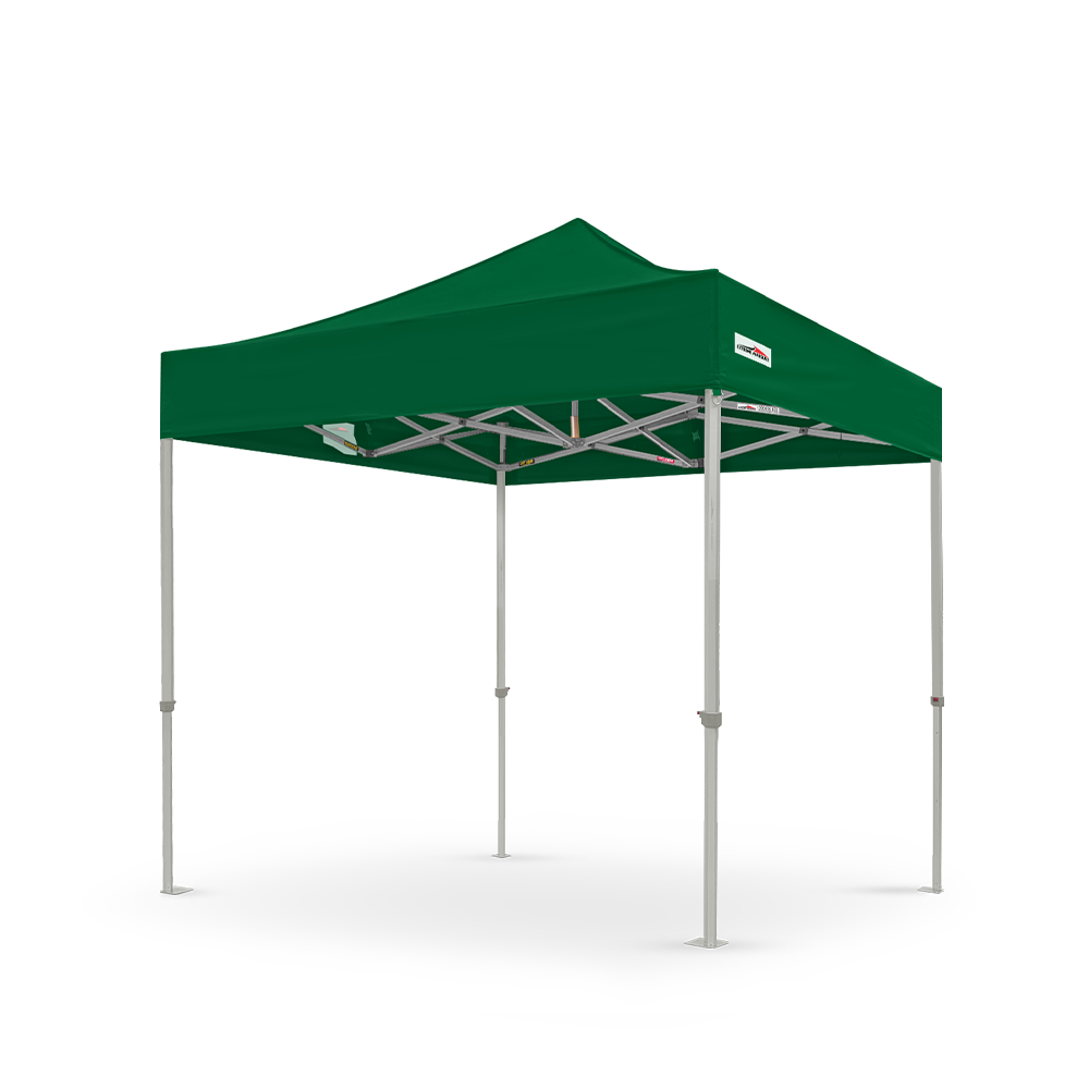 X6 Velocity Plain 8x8 Canopy Tent in Green - High strength with Light Weight Aluminum Frame