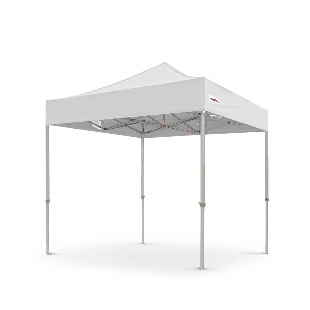 X6 Velocity Plain 8x8 Canopy Tent in White - High strength with Light Weight Aluminum Frame