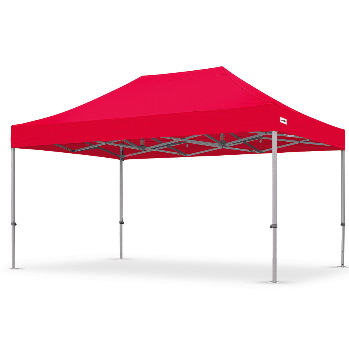 X7 Tectonic 10x15ft Canopy Tent in Red - Ultra Strength Heavy Duty - Flare Shade