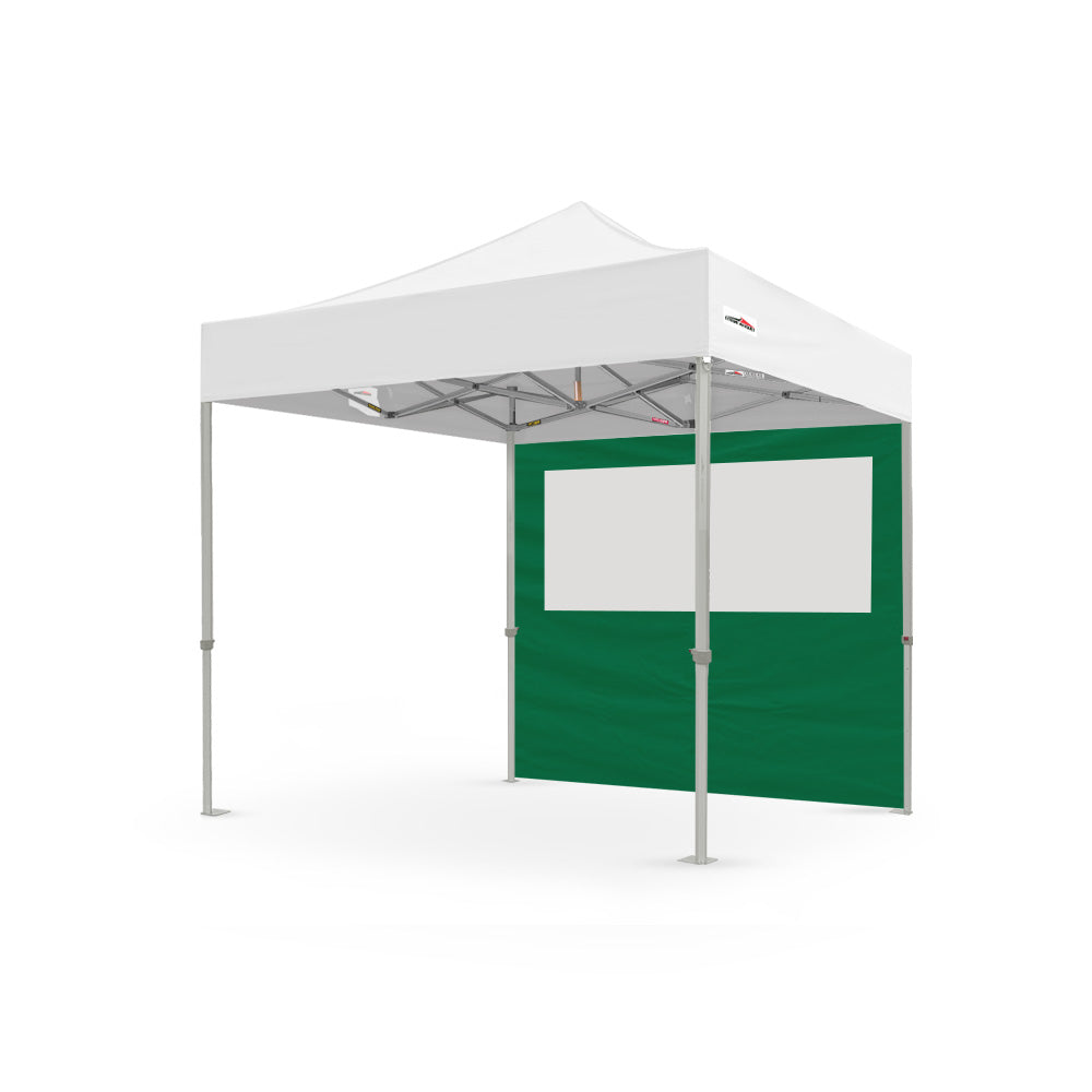 8ft plain canopy pvc window wall in green - Flare Shade