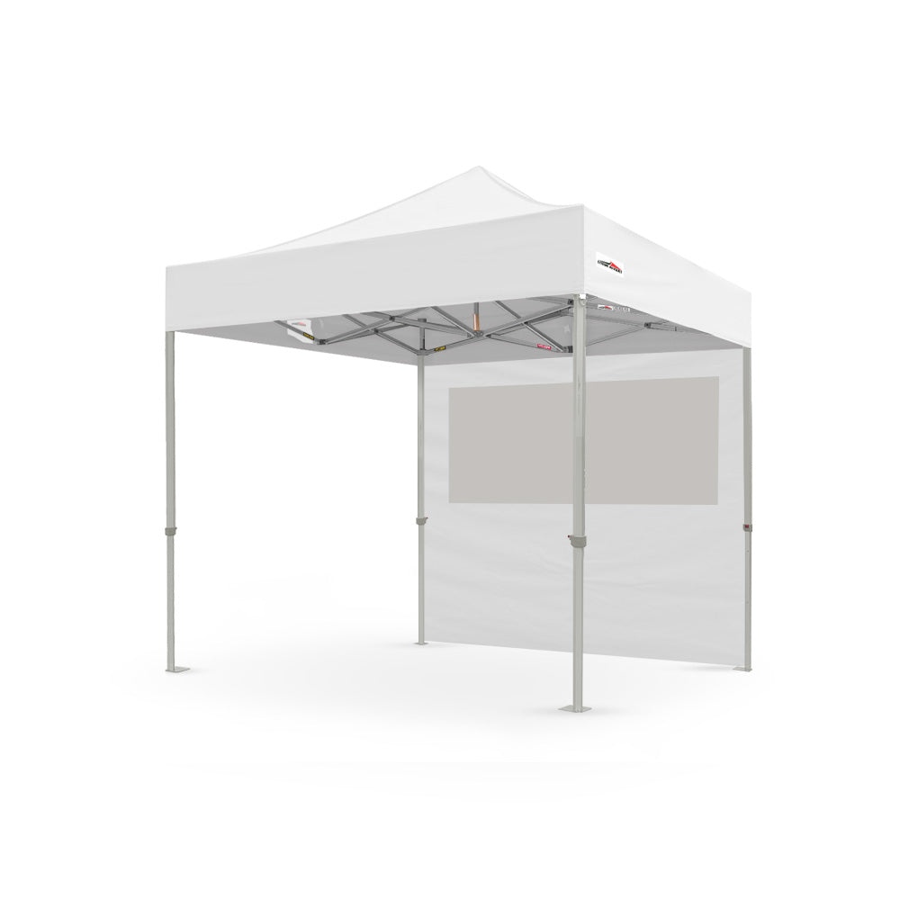 8ft plain canopy pvc window wall in white - Flare Shade