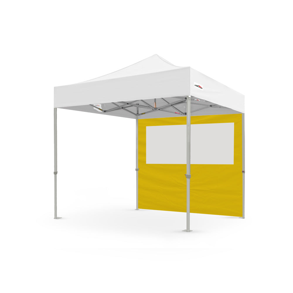 8ft plain canopy pvc window wall in yellow - Flare Shade