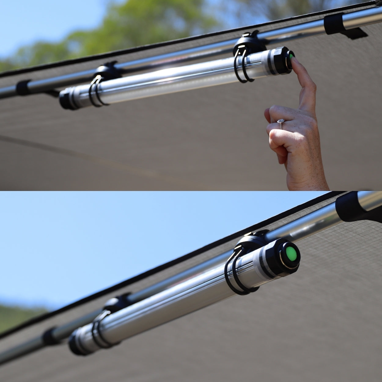 Bright & powerful led frame light bar for canopy tent - Flare Shade