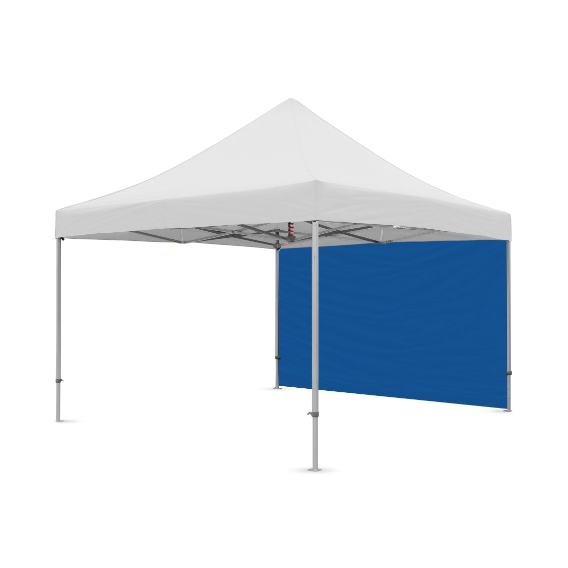 Plain 13ft canopy full wall in blue for shade and coverage - Flare Shade