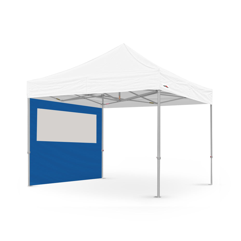 10ft canopy pvc window wall in blue - Flare Shade