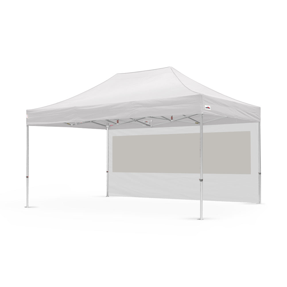 15ft plain canopy pvc window wall in white - Flare Shade