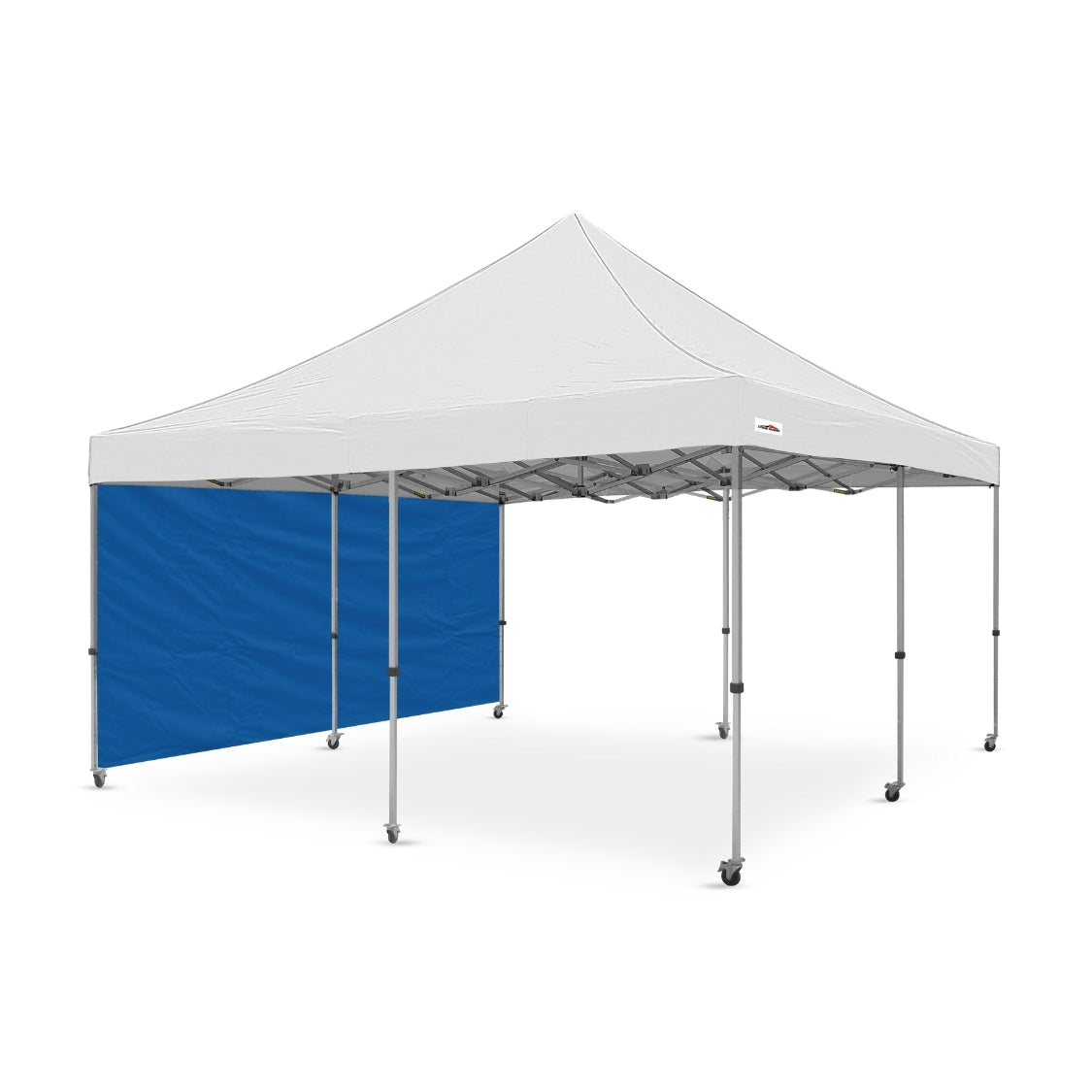 Heavy-Duty Plain 16ft Canopy Full Wall in Blue - Flare Shade