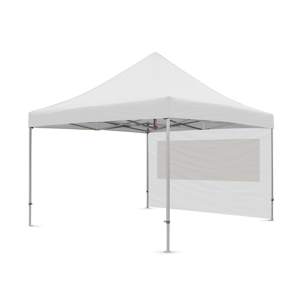 13ft plain canopy pvc window wall in white - Flare Shade