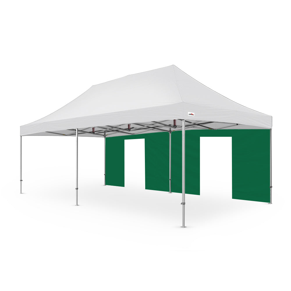 Extra-Large Plain 26ft Canopy Door Wall for Events - Available in Green -Flare Shade 