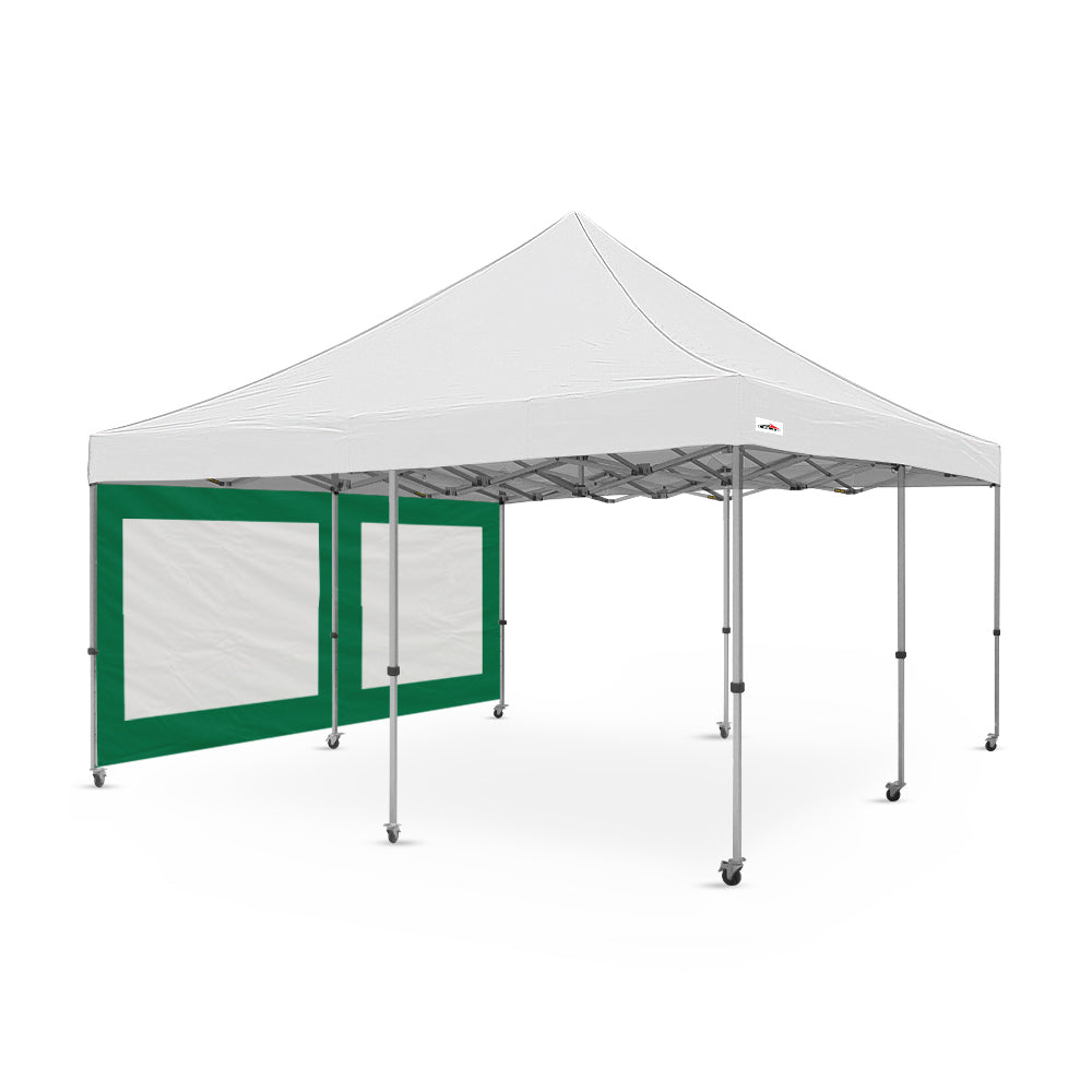 Heavy-Duty Plain 16ft Canopy Mesh Window Wall in Green - Flare Shade
