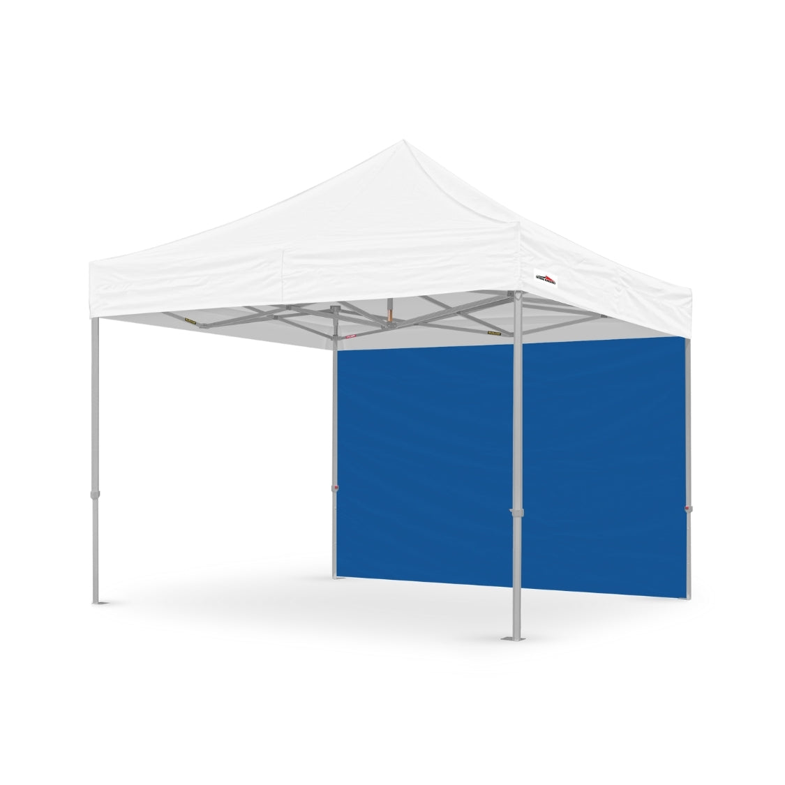 Pvc coated plain 10ft canopy wall in blue- Flare Shade
