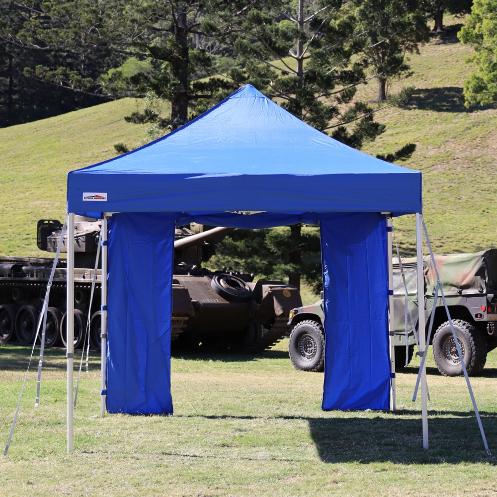 door wall for canopy in blue - Flare Shade