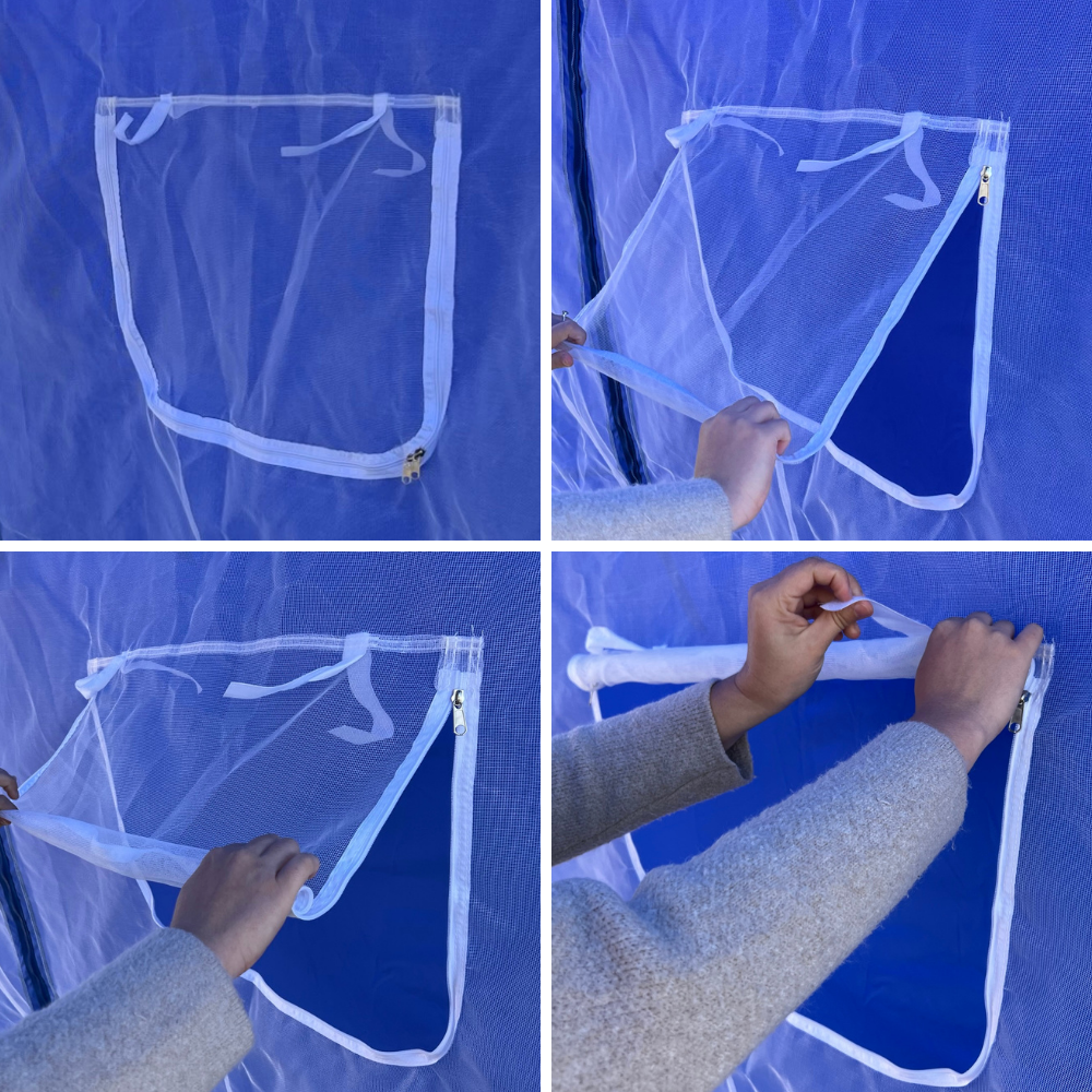 10ft service wall cover or window wall for canopy -  Flare Shade